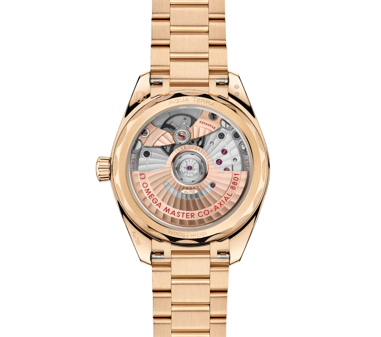 Omega Seamaster Aqua Terra 18K Moonshine™ gold Lady's Watch - Image 3