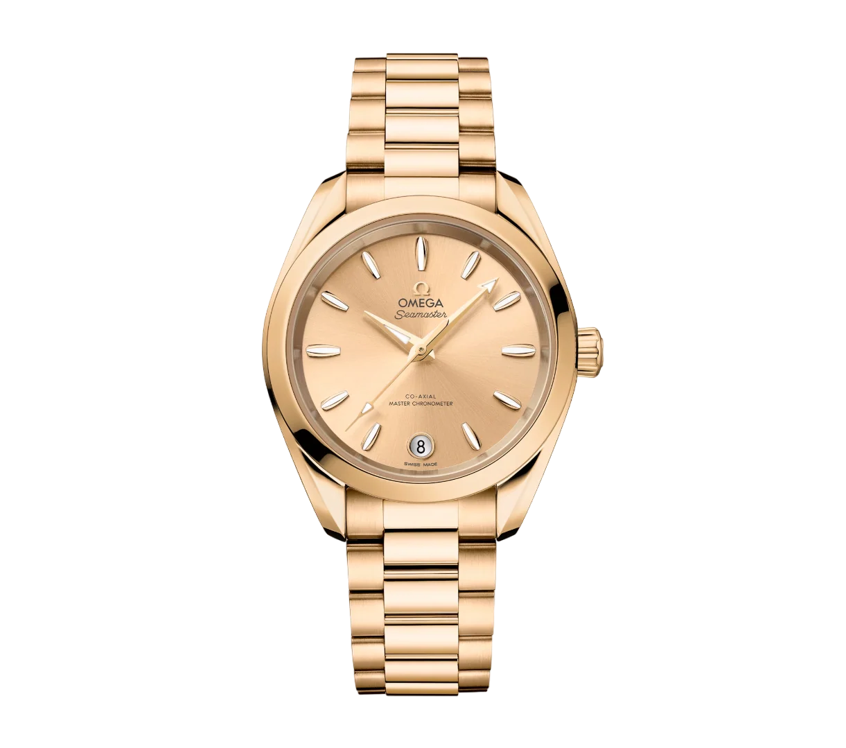Omega Seamaster Aqua Terra 18K Moonshine™ gold Lady's Watch