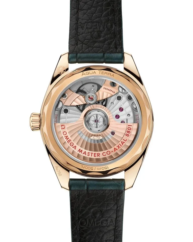 Omega Seamaster Aqua Terra 18K Moonshine™ gold Lady's Watch - Image 2