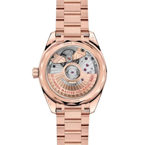 Omega Seamaster Aqua Terra 18K Sedna™ gold Unisex Watch - Image 2