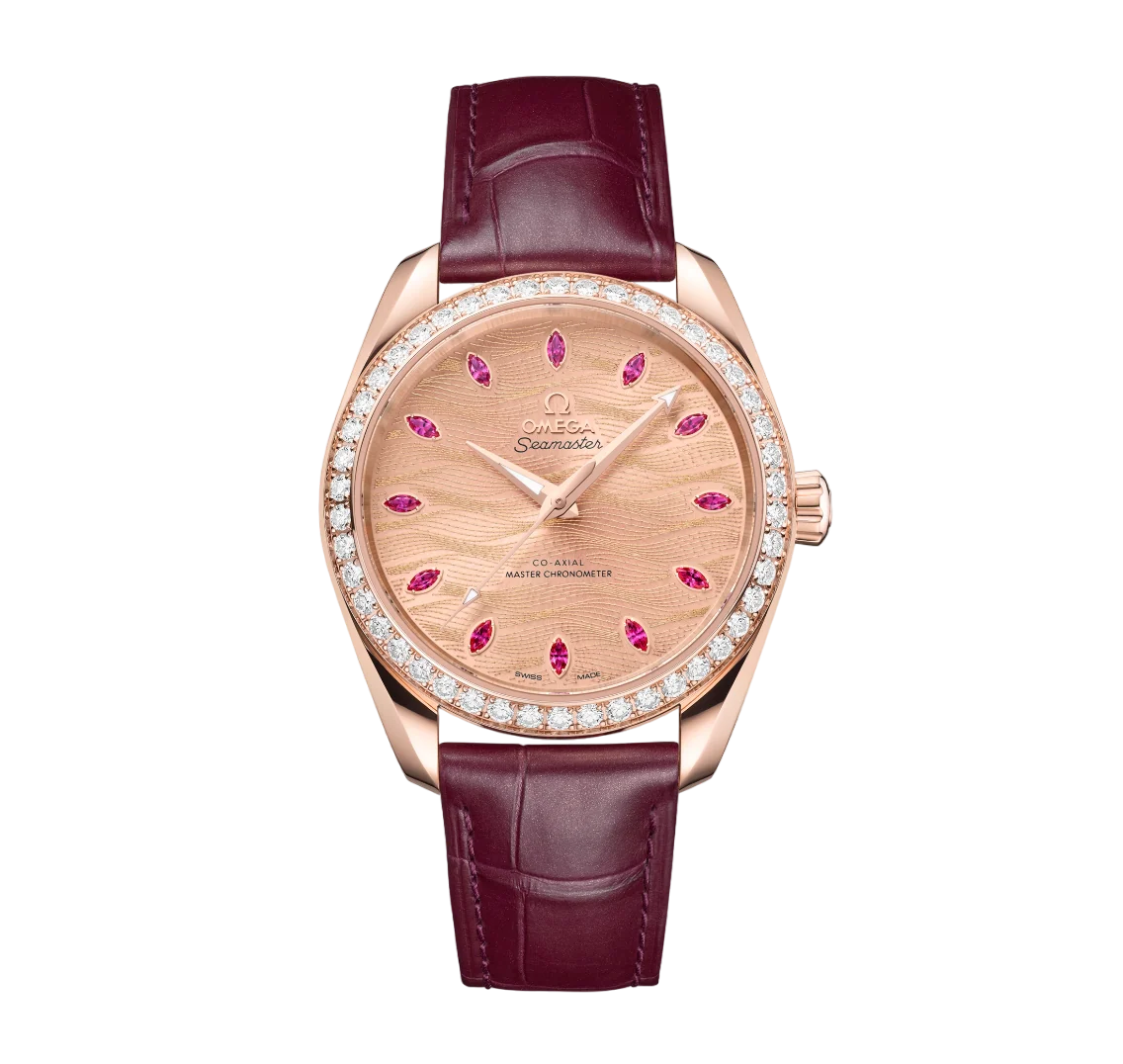 Omega Seamaster Aqua Terra Chronometer 18K Sedna™ gold & Diamonds Unisex Watch