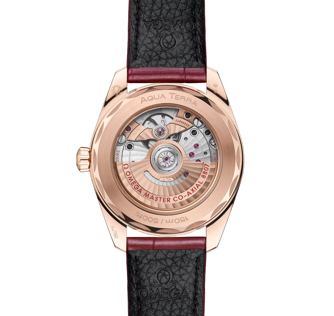 Omega Seamaster Aqua Terra Chronometer 18K Sedna™ gold & Diamonds Unisex Watch - Image 2