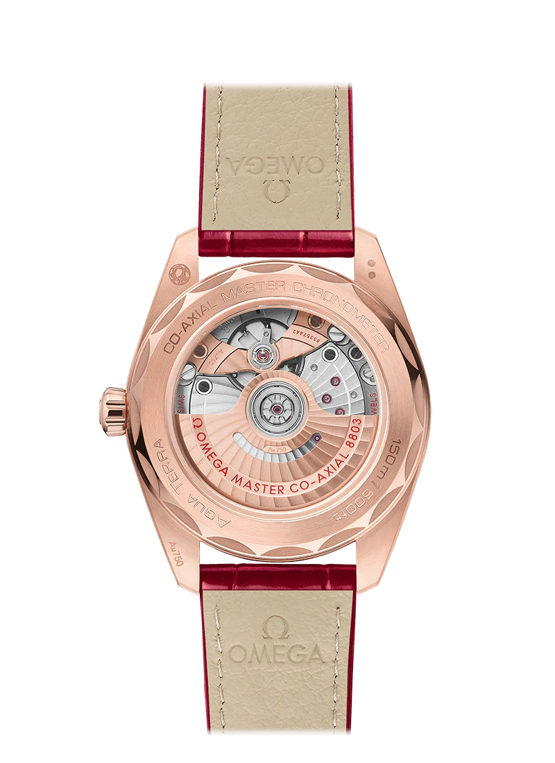 Omega Seamaster Aqua Terra Co-Axial Master Chronometer 18K Sedna™ Gold & Diamonds Lady's Watch - Image 2
