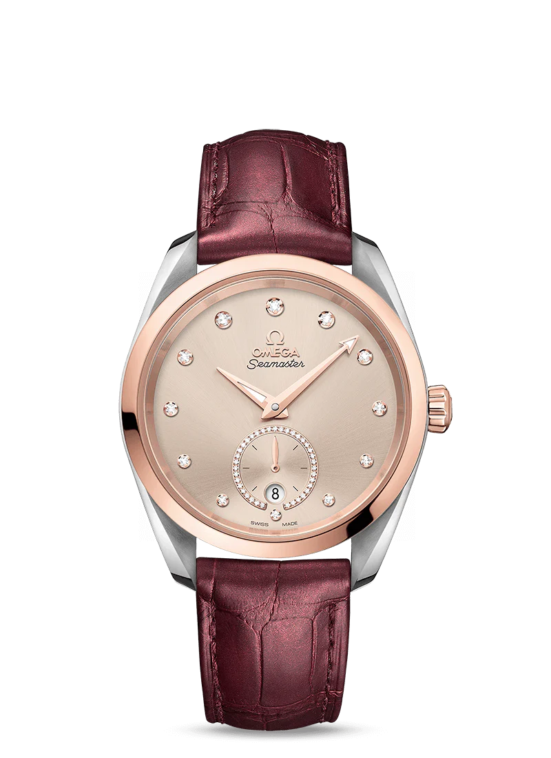 Omega Seamaster Aqua Terra Co-Axial Master Chronometer Stainless Steel & 18K Sedna™ Gold & Diamonds Lady's Watch
