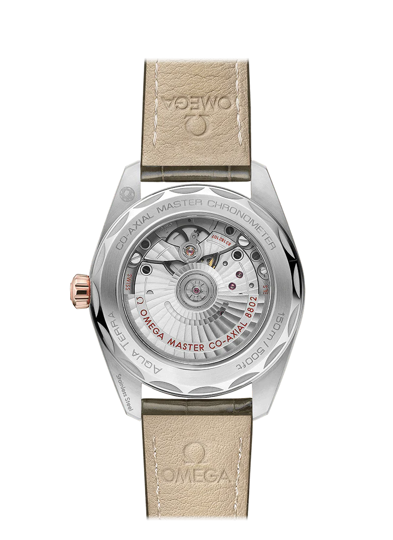 Omega Seamaster Aqua Terra Co-Axial Master Chronometer Stainless Steel& 18K Sedna™ Gold & Diamonds Lady's Watch - Image 2