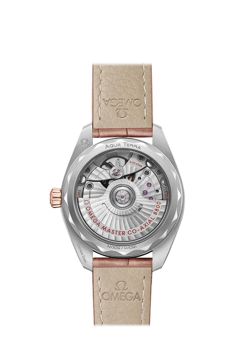 Omega Seamaster Aqua Terra Co-Axial Master Chronometer Stainless Steel & 18K Sedna™ Gold Lady's Watch - Image 2