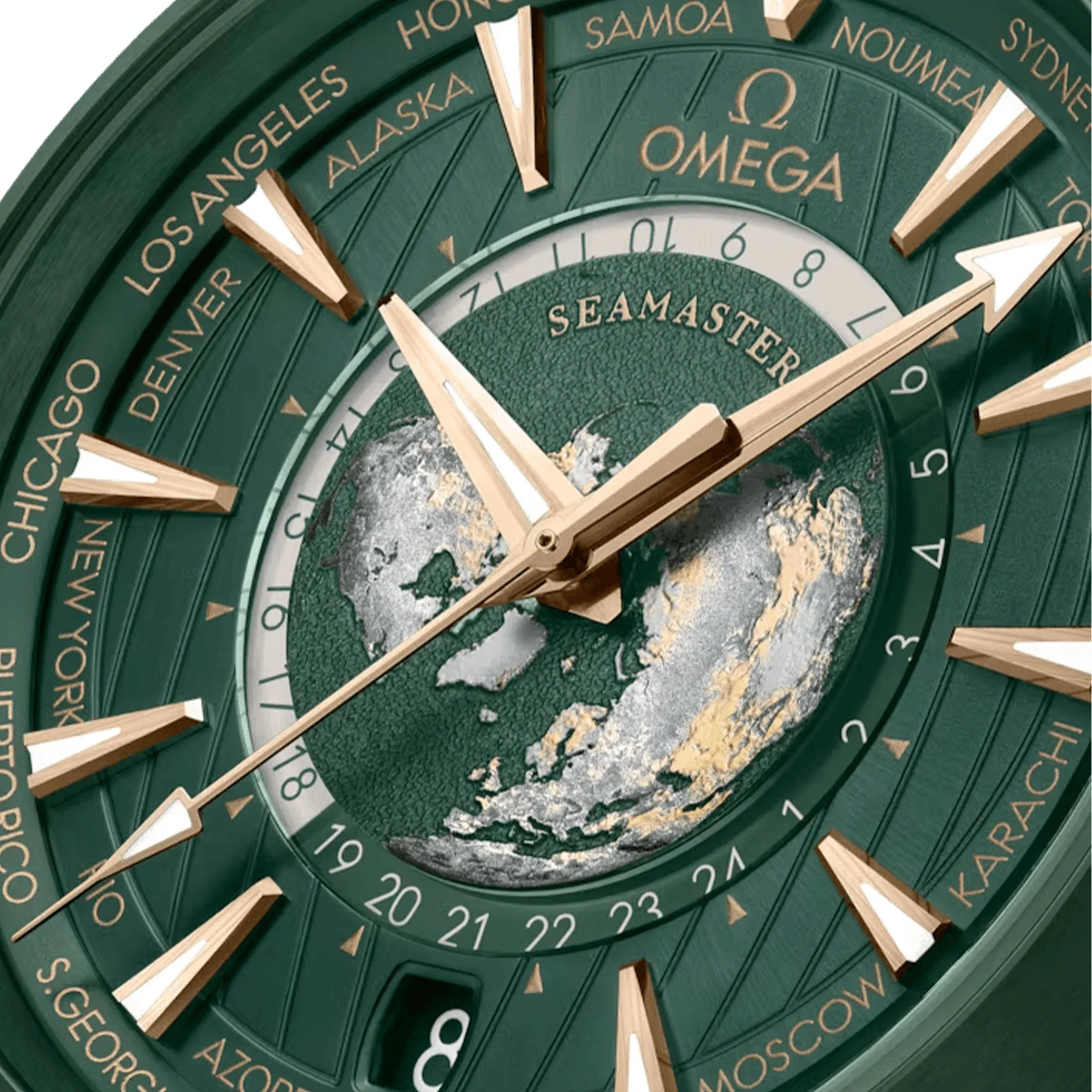 Omega Seamaster Aqua Terra GMT Chronometer Stainless steel & Ceramic Men's Watch - Image 2