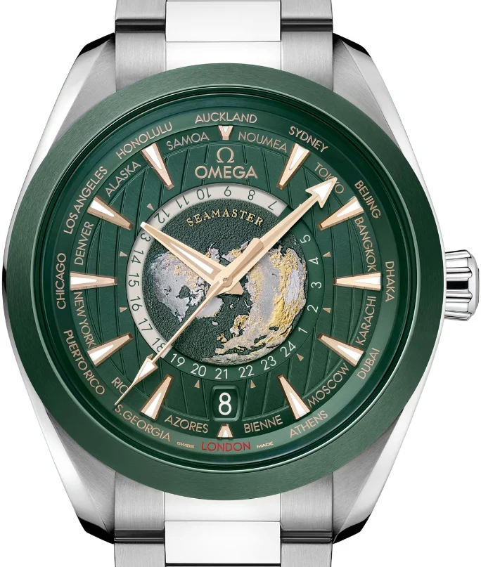 Omega Seamaster Aqua Terra GMT Chronometer Stainless steel & Ceramic Men's Watch - Image 3