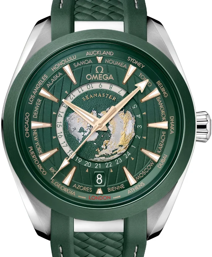 Omega Seamaster Aqua Terra GMT Chronometer Stainless steel & Ceramic Men's Watch - Image 3