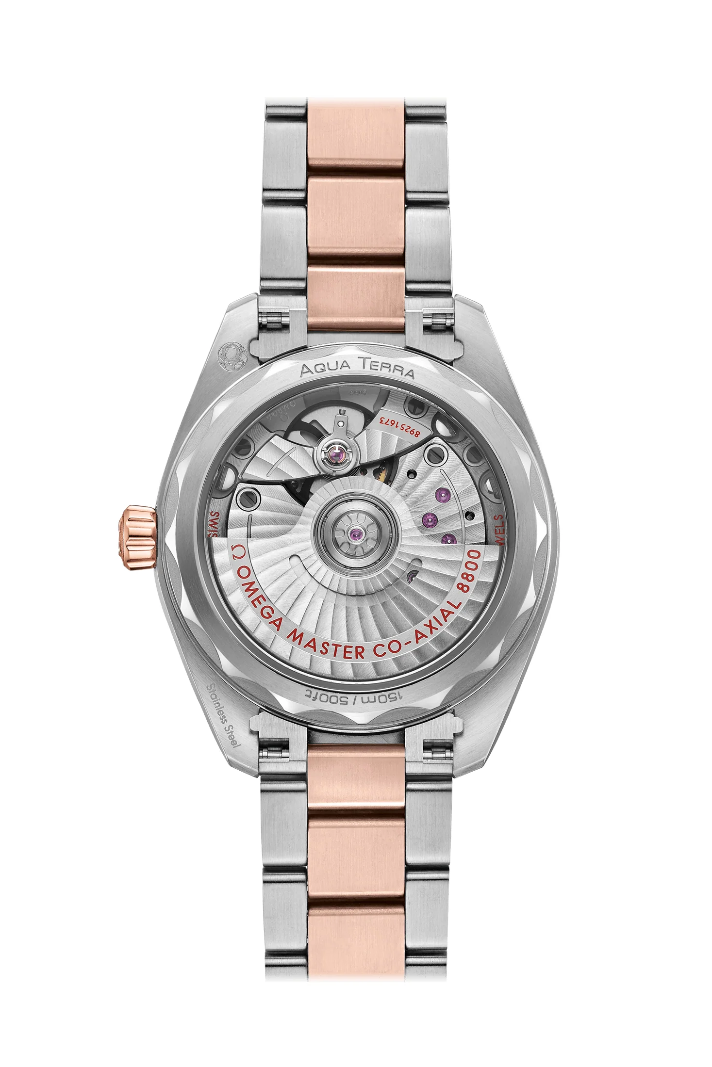Omega Seamaster Aqua Terra Stainless steel & 18K Sedna™ gold & Diamonds Lady's Watch - Image 3