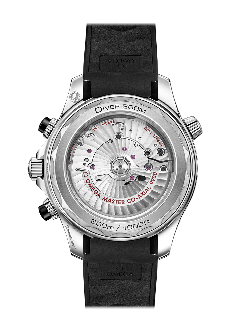 Omega Seamaster Diver Chronograph Stainless steel & Black Ceramic Men's Watch - Image 3