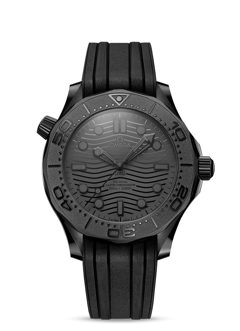 Omega Seamaster Diver Co-Axial Chronometer Black ceramic Men's Watch