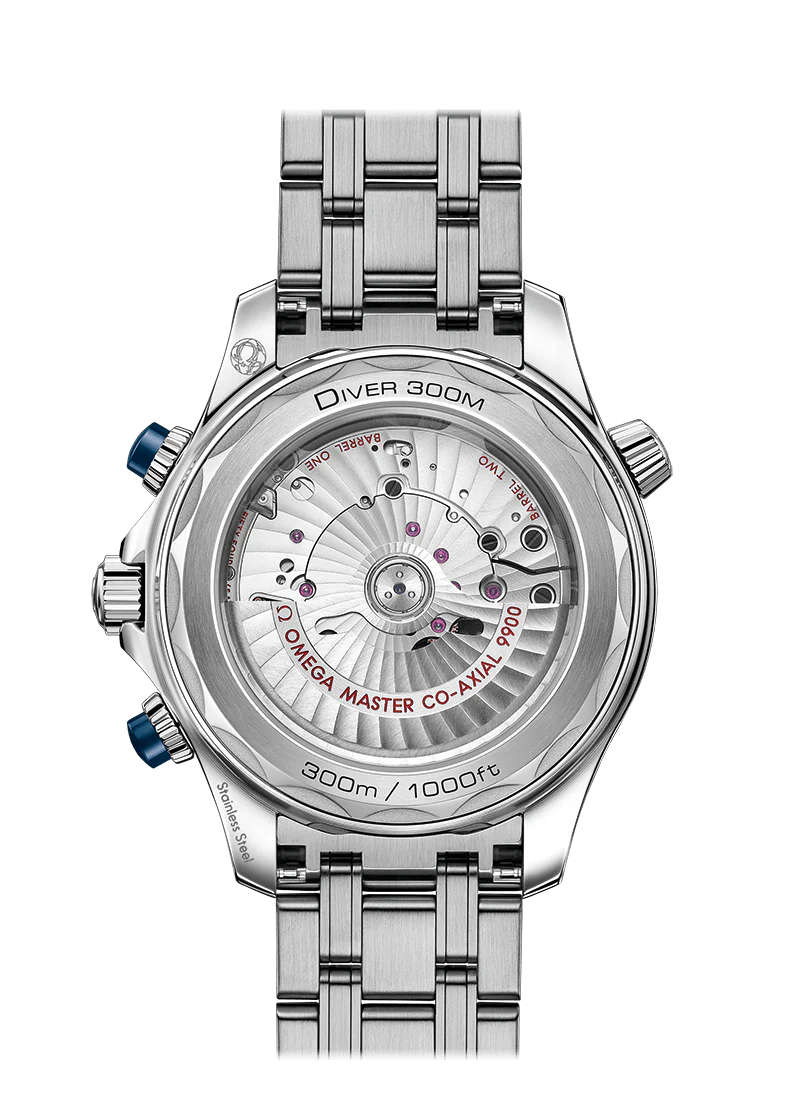 Omega Seamaster Diver Co-Axial Chronometer Chronograph Stainless Steel Men's Watch - Image 2