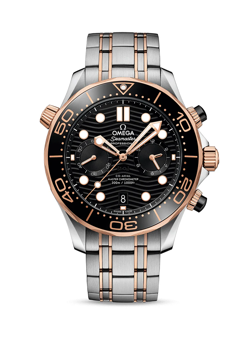 Omega Seamaster Diver Stainless steel & 18K Sedna™ gold Men's Watch