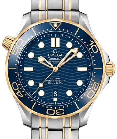Omega Seamaster Diver Stainless steel & 18K Yellow Gold Men's Watch - Image 3