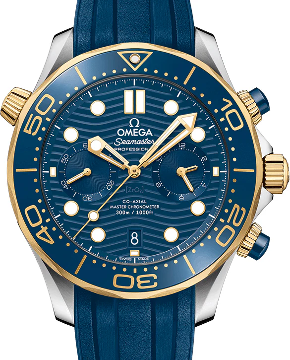 Omega Seamaster Diver Stainless steel & 18K Yellow gold Men's Watch