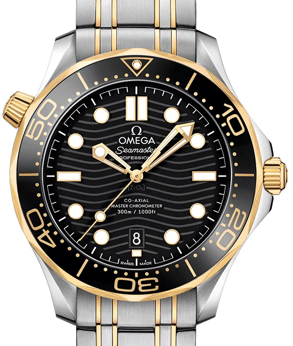 Omega Seamaster Diver Stainless steel & 18K Yellow Gold Men's Watch - Image 2