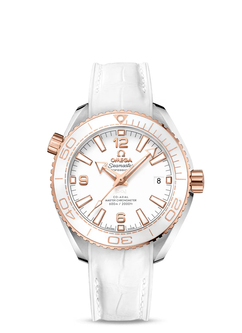 Omega Seamaster Planet Ocean Co‑Axial Master Chronometer 18K Sedna™ gold Lady's Watch