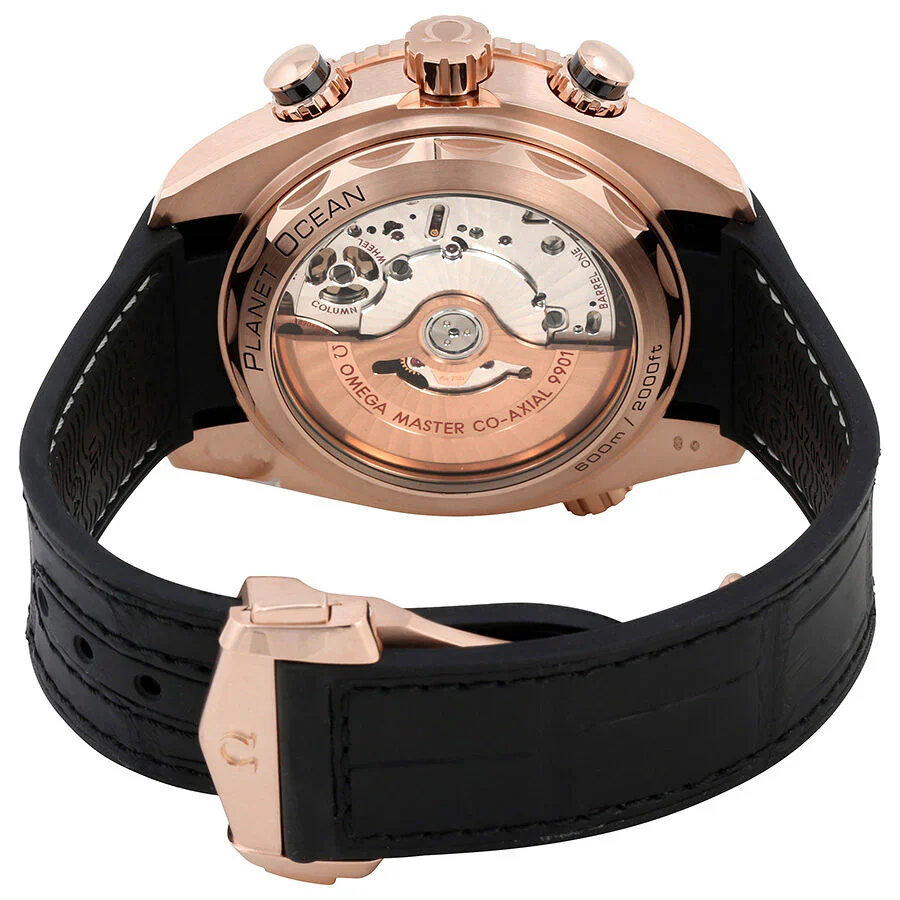 Omega Seamaster Planeta Ocean Chronograph 18K Sedna™ gold & Ceramic Men's Watch - Image 3
