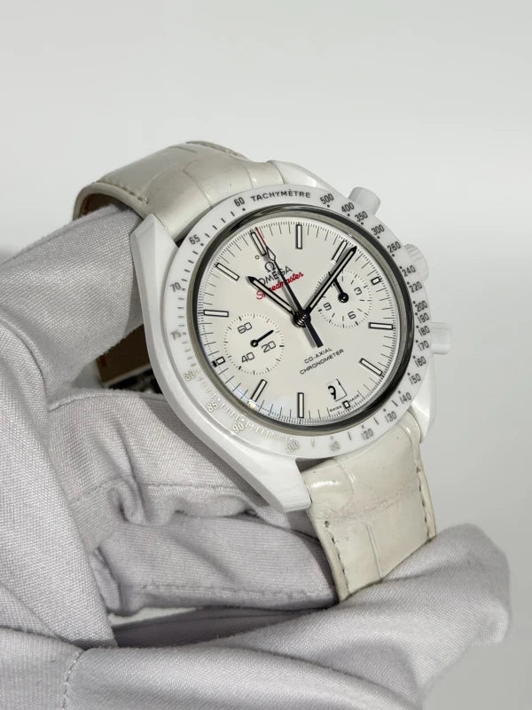 Omega Speedmaster Moonwatch White Side of the Moon Ceramic Men's Watch - Image 3
