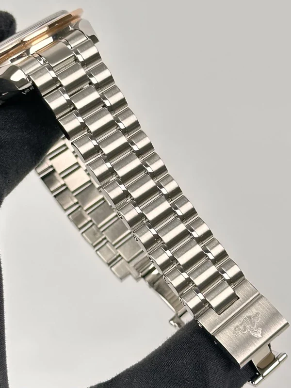 Omega Speedmaster Chronograph 18K Yellow Gold/Stainless Steel & Diamonds Lady's Watch - Image 6