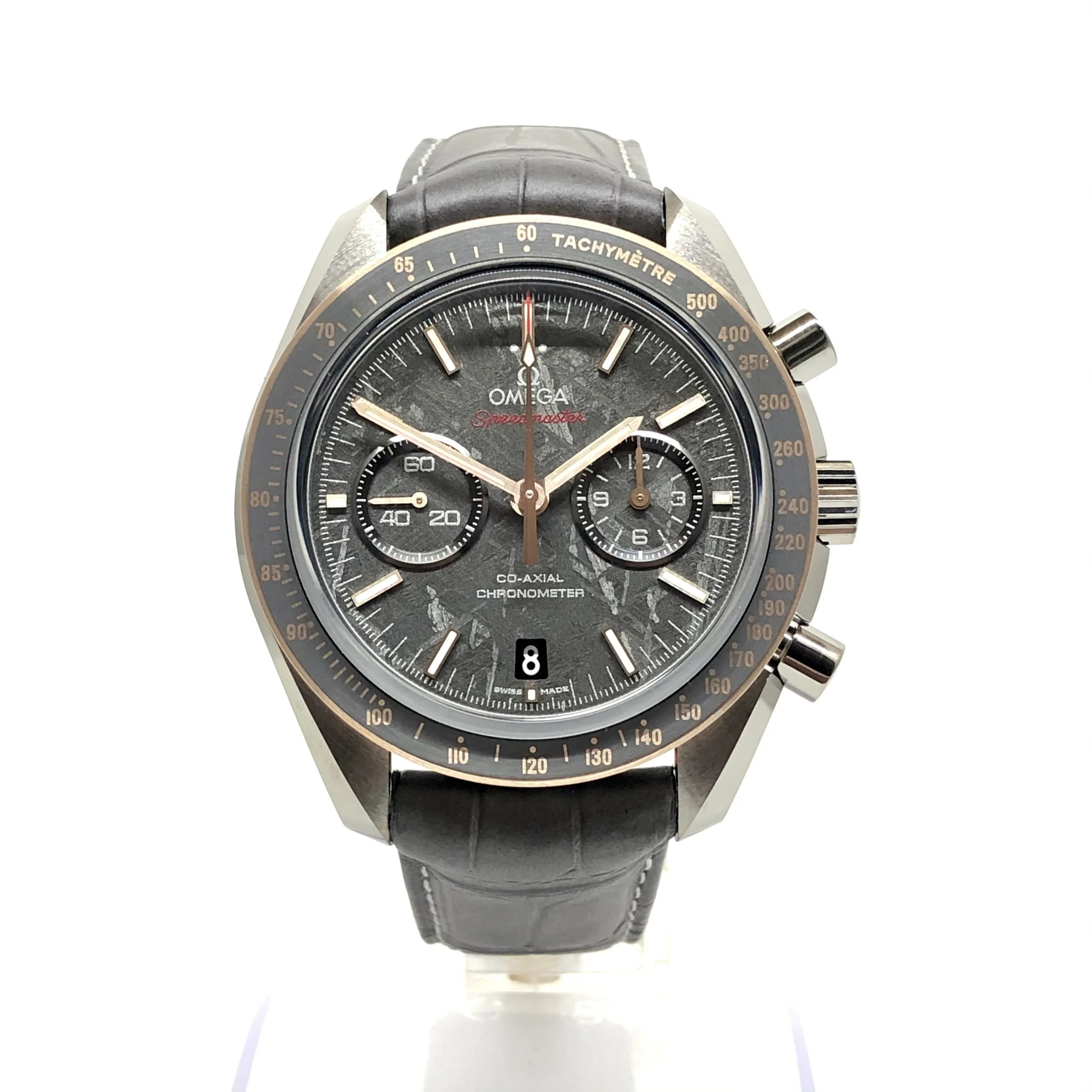 Omega Speedmaster Moonwatch Co-Axial “Meteorite” 18K Sedna™ Gold & Ceramic Men`s Watch - Image 3
