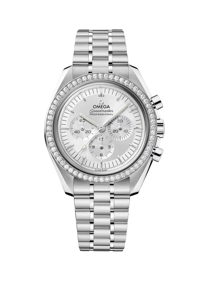 Omega Speedmaster Moonwatch Professional Chronograph 18K Canopus Gold™ & Diamonds Men's Watch
