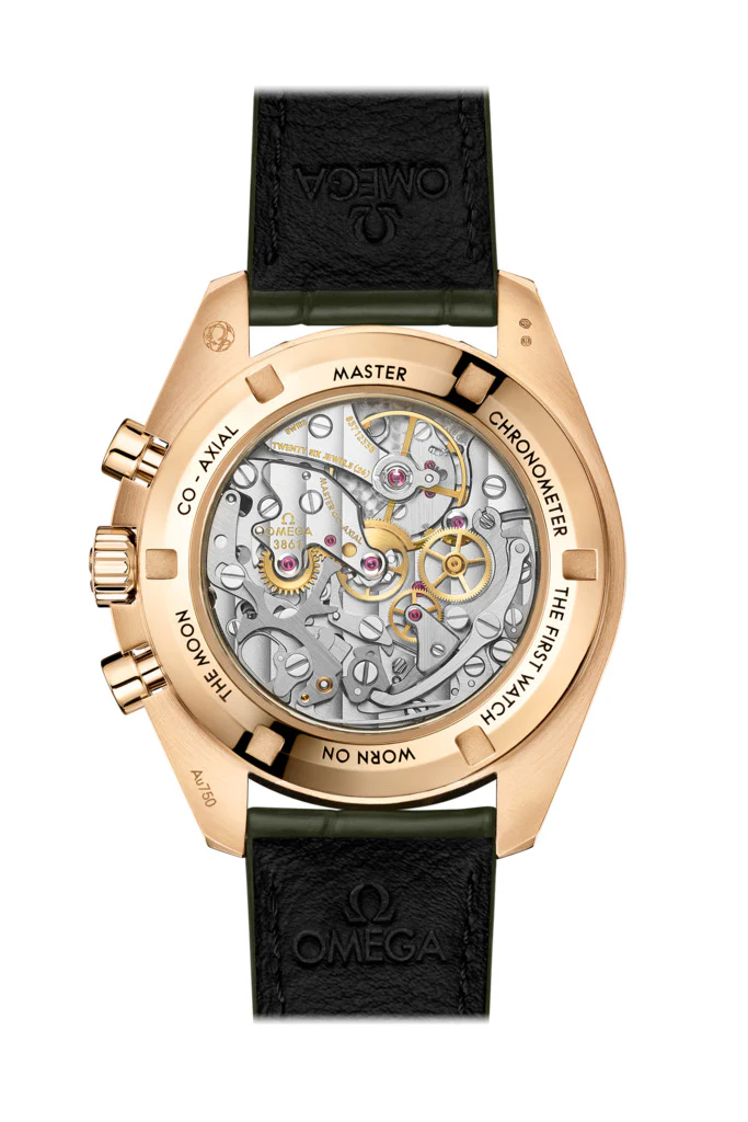 Omega Speedmaster Moonwatch Professional Chronograph 18K Moonshine™ Gold & Ceramic Men's Watch - Image 4