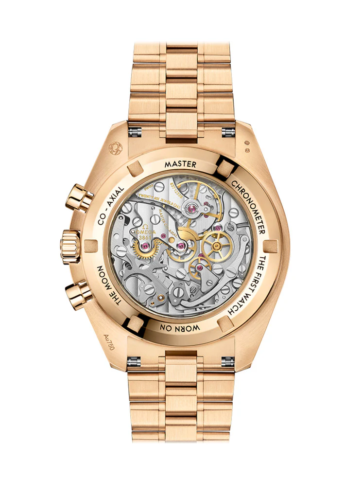 Omega Speedmaster Moonwatch Professional Chronograph 18K Moonshine™ Gold & Ceramic Men's Watch - Image 3