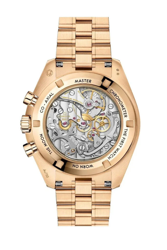 Omega Speedmaster Moonwatch Professional Chronograph 18K Moonshine™ Gold & Ceramic Men's Watch - Image 3