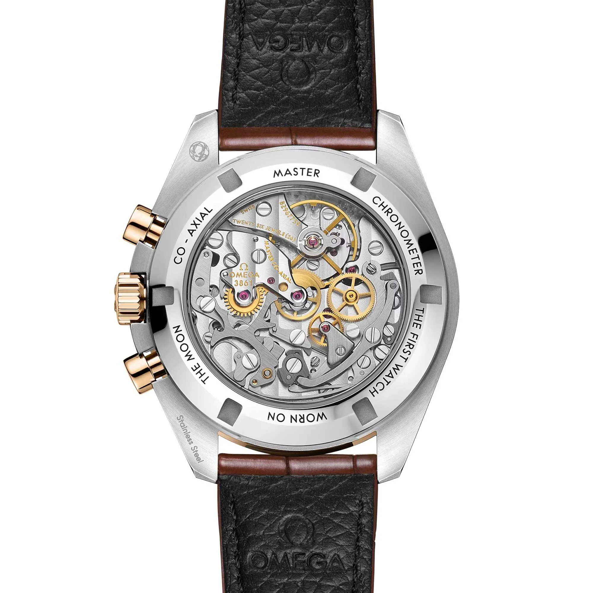 Omega Speedmaster Moonwatch Professional Chronograph Stainless steel & 18K Moonshine™ Gold & Ceramic Men's Watch - Image 3