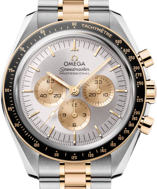 Omega Speedmaster Moonwatch Professional Chronograph Stainless steel & 18K Moonshine™ Gold & Ceramic Men's Watch - Image 2