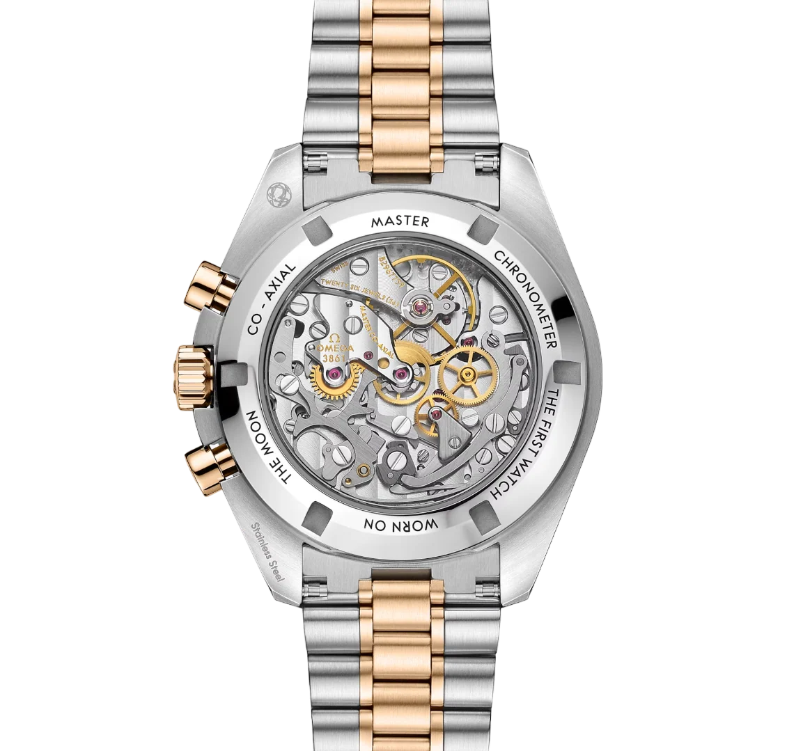 Omega Speedmaster Moonwatch Professional Chronograph Stainless steel & 18K Moonshine™ Gold & Ceramic Men's Watch - Image 3