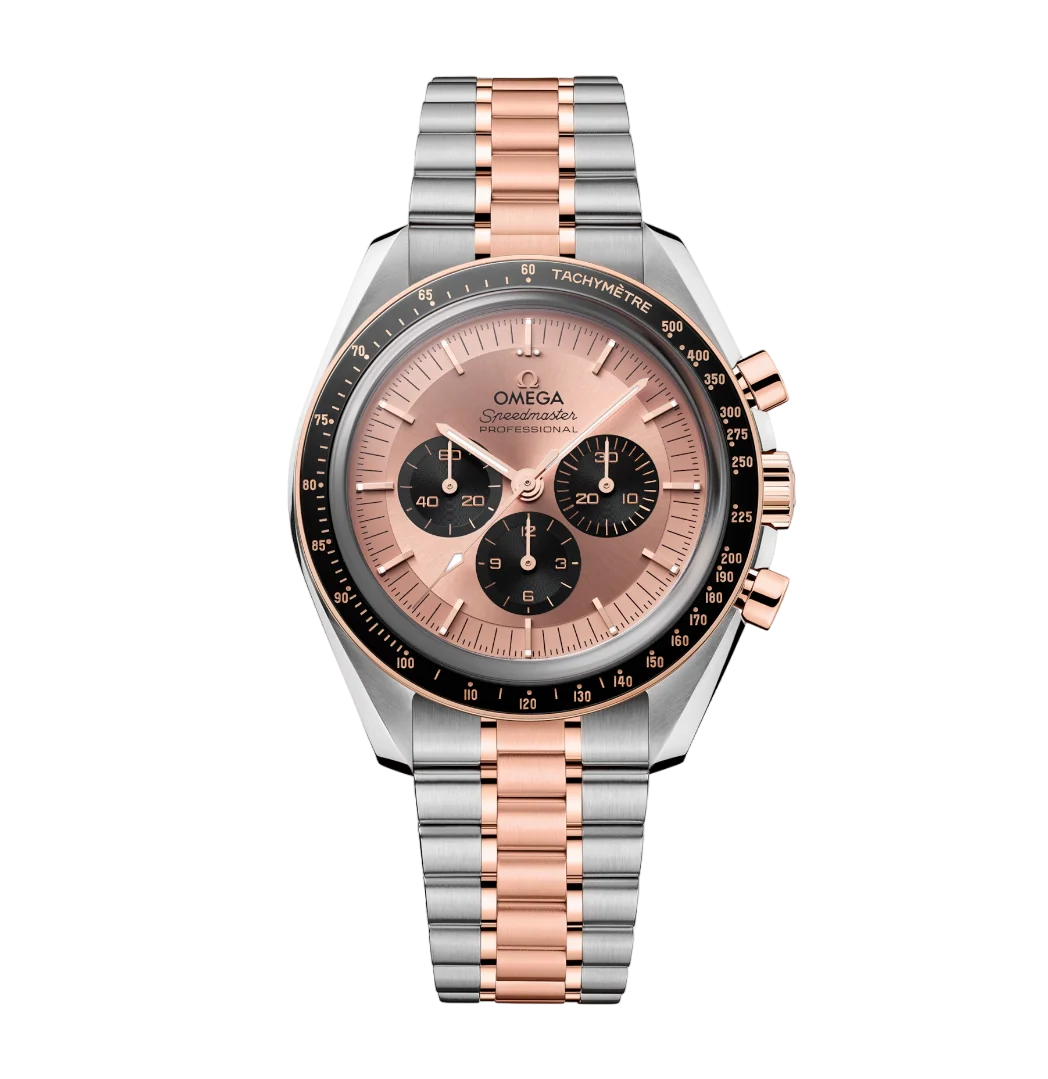 Omega Speedmaster Moonwatch Professional Chronograph Stainless steel & 18K Sedna™ Gold & Ceramic Men's Watch