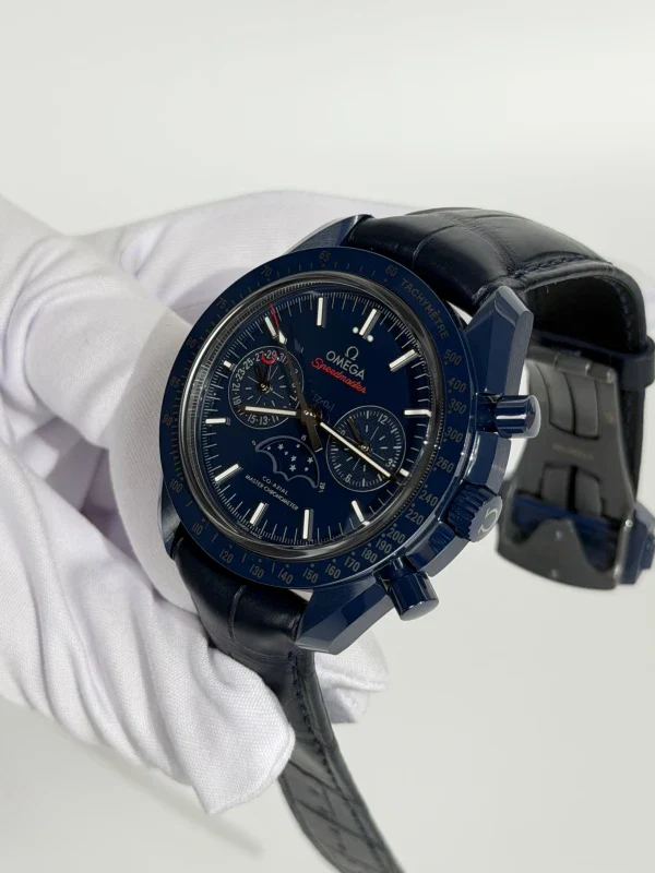 Omega Speedmaster Moonphase Blue Side of the Moon Men's Watch - Image 3