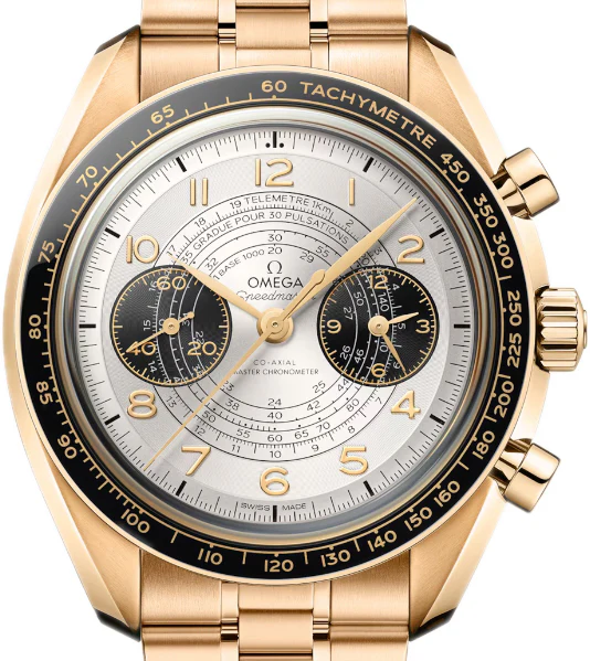 Omega Speedmaster Two Counters Chronograph 18K Moonshine™ Gold Men's Watch - Image 2