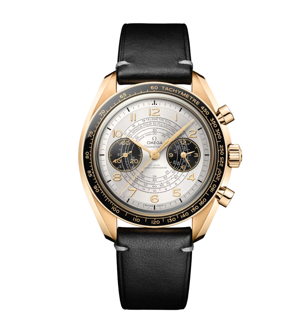 Omega Speedmaster Two Counters Chronograph 18K Moonshine™ Gold Men's Watch