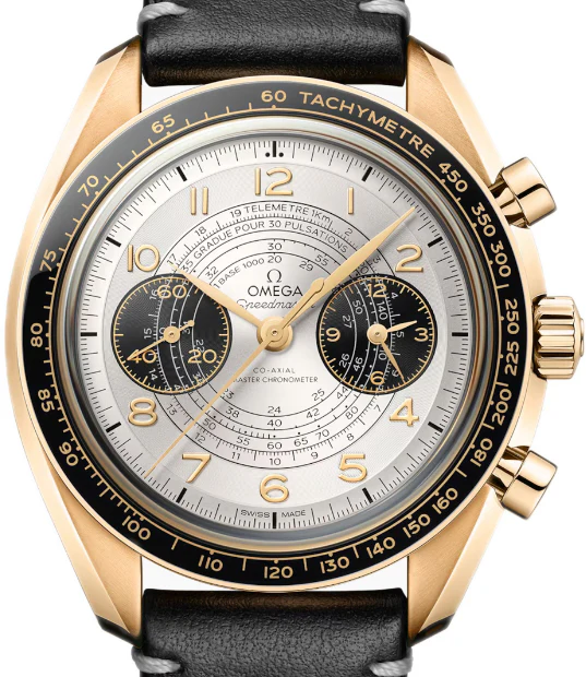Omega Speedmaster Two Counters Chronograph 18K Moonshine™ Gold Men's Watch - Image 2