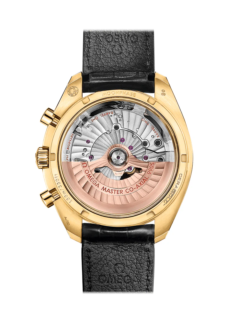 Omega Speedmaster Two Counters MoonPhase 18K Yellow gold Men's Watch - Image 3