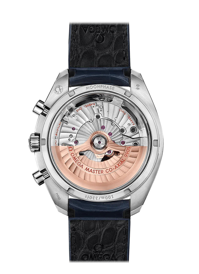 Omega Speedmaster Two Counters MoonPhase Platinum & Ceramic Men's Watch - Image 3