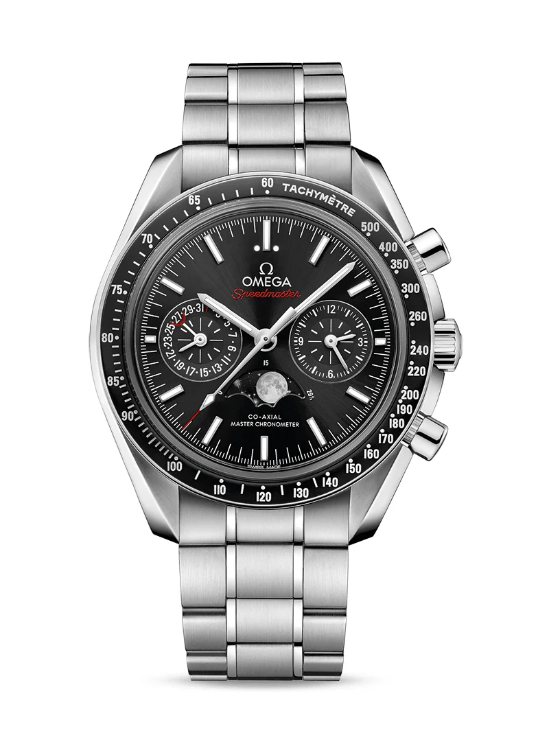 Omega Speedmaster Two Counters MoonPhase Stainless steel & Ceramic Men's Watch