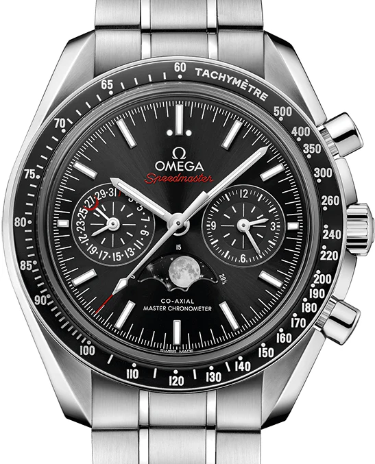 Omega Speedmaster Two Counters MoonPhase Stainless steel & Ceramic Men's Watch - Image 2