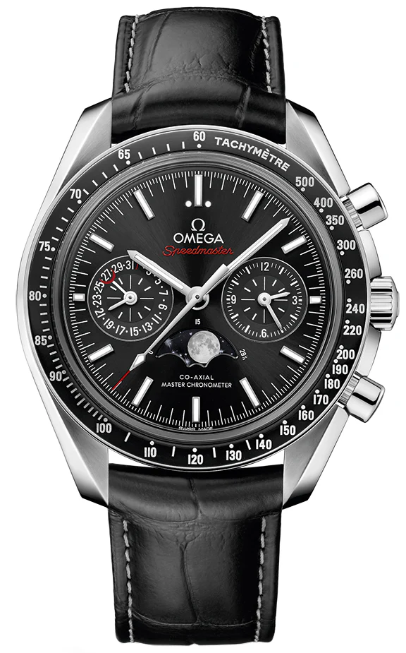Omega Speedmaster Two Counters MoonPhase Stainless steel & Ceramic Men's Watch