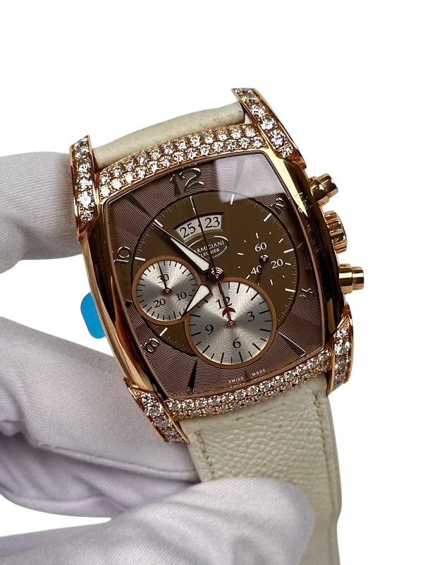 Parmigiani Fleurier Kalpa Chronograph Kalpagraph 18K Rose Gold & Diamonds Men's Watch - Image 2
