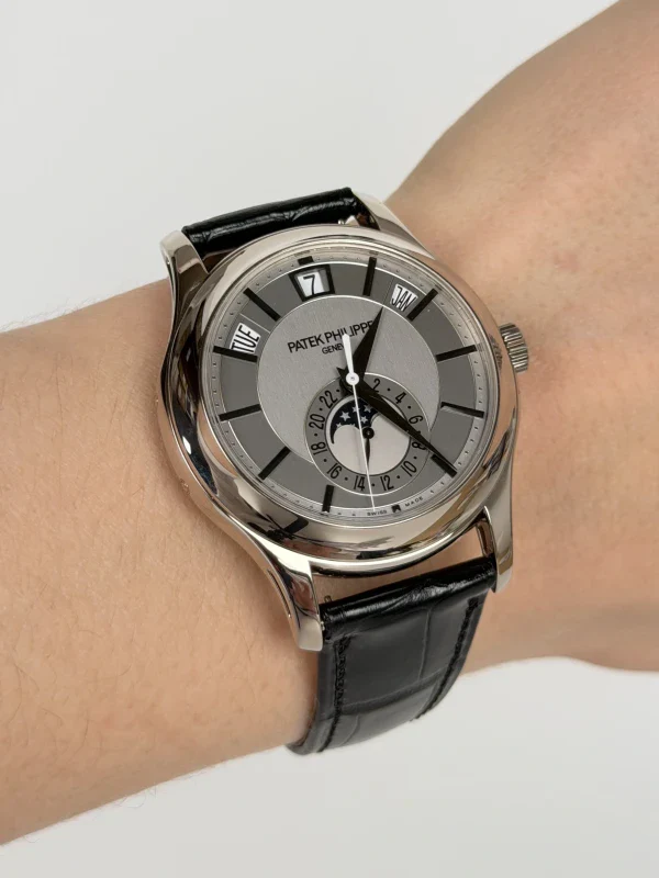 Patek Philippe Complicated Annual Calendar 18K White Gold Men's Watch - Image 4