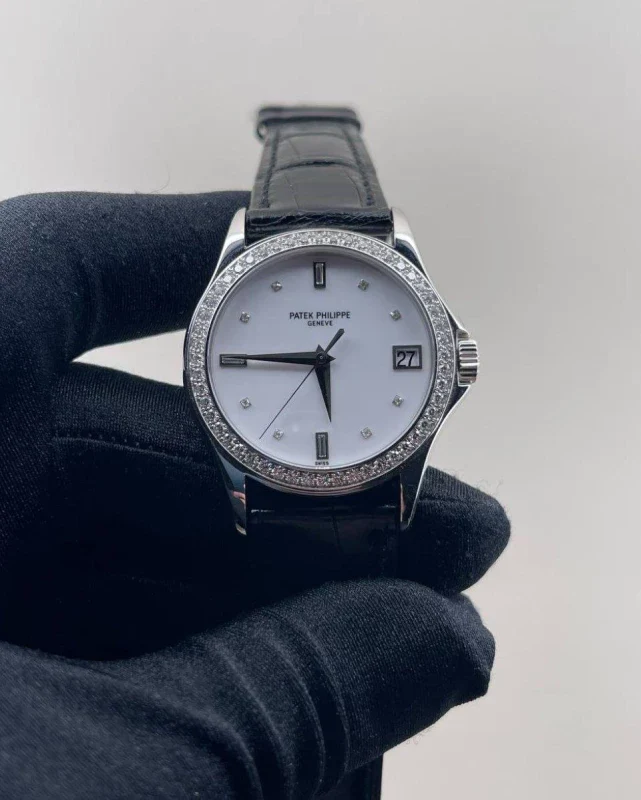 Patek Philippe Calatrava 18K White Gold Lady’s Watch - Image 3