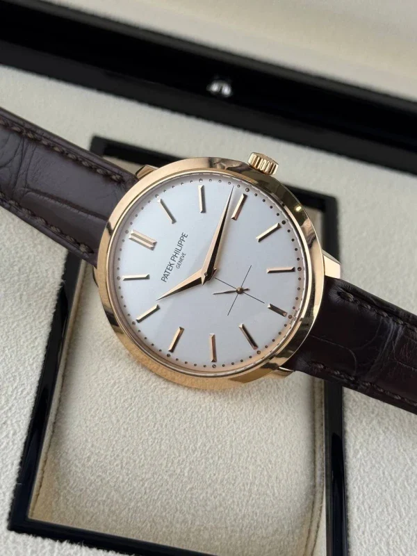 Patek Philippe Calatrava 18k Rose Gold Men's Watch - Image 6