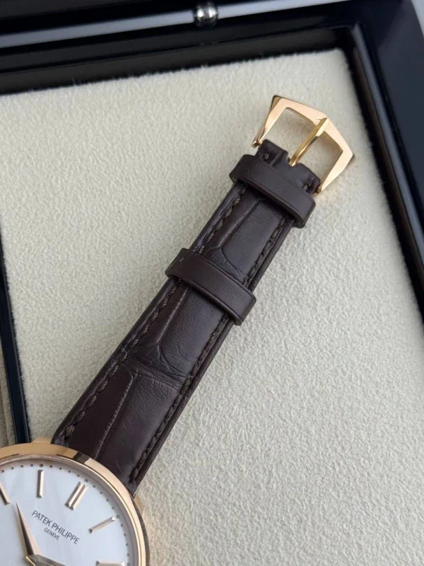 Patek Philippe Calatrava 18k Rose Gold Men's Watch - Image 7