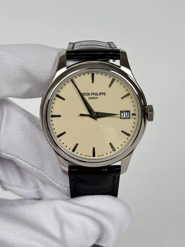 Patek Philippe Calatrava 18K White Gold Men's Watch - Image 2
