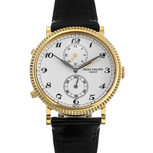 Patek Philippe Calatrava Travel Time 34 mm 18K Yellow Gold Men’s Watch